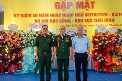 Kỷ niệm 50 năm Ngày nhập ngũ hội đồng ngũ đặc công Thái Bình cũ