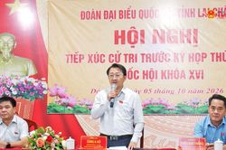 Đoàn đại biểu Quốc hội tỉnh Lai Châu tiếp xúc cử tri xã Dào San và Sì Lở Lầu