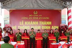 Khánh thành hệ thống giám định ADN tại Công an tỉnh An Giang