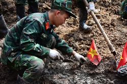Nỗ lực tìm thêm được hài cốt liệt sĩ tại Công viên Lê Thị Riêng
