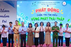 Học sinh Hoàn Kiếm tìm hiểu về vùng phát thải thấp
