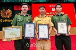 Công an Cà Mau đạt 4 giải tại 2 cuộc thi cấp Bộ Công an