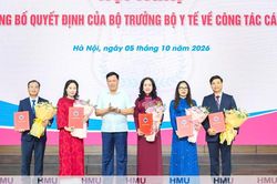 Bộ Y tế trao quyết định bổ nhiệm, bổ nhiệm lại Phó Hiệu trưởng Trường Đại học Y Hà Nội