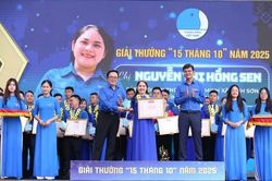 70 gương tiêu biểu nhận Giải thưởng Nguyễn Chí Thanh năm 2026