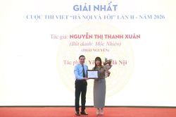 Tổng kết và trao giải cuộc thi viết 'Hà Nội & Tôi' lần thứ II
