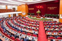 Thông cáo báo chí về ngày làm việc thứ hai Hội nghị lần thứ tư Ban Chấp hành Trung ương Đảng khoá XIV
