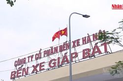 [Video] Hà Nội tạm dừng nhận tuyến xe khách mới tại Giáp Bát, Nước Ngầm