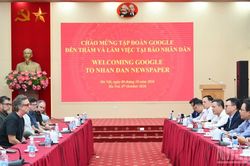 Báo Nhân Dân và Google trao đổi về đổi mới báo chí, ứng dụng AI