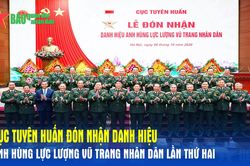 Cục Tuyên huấn đón nhận danh hiệu Anh hùng lực lượng vũ trang nhân dân lần thứ hai