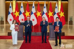 Tổng Bí thư, Chủ tịch nước Tô Lâm và Tổng thống Panama chứng kiến lễ trao các văn kiện hợp tác