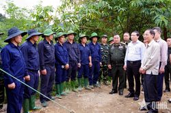 Ban Công tác đặc biệt tỉnh Thanh Hóa kiểm tra công tác tìm kiếm, quy tập hài cốt liệt sĩ tại tỉnh Hủa Phăn (Lào)