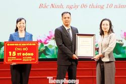 Bắc Ninh quyên góp hơn 51 tỷ đồng cho Quỹ 'Vì người nghèo'
