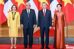 Tổng Bí thư, Chủ tịch nước đón và hội đàm với Tổng thống Panama