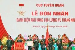 Cục Tuyên huấn đón nhận danh hiệu Anh hùng Lực lượng vũ trang nhân dân