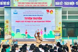 Lan tỏa ý thức giao thông từ học đường