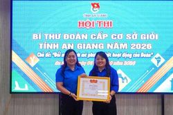 Bí thư Đoàn xã Phú Hòa đoạt giải nhất Hội thi Bí thư Đoàn cấp cơ sở giỏi