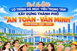 [Infographic] - Đà Nẵng: Lộ trình và mục tiêu trọng tâm xây dựng thành phố 'An toàn - Văn minh' giai đoạn 2026 - 2030