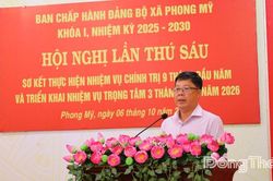 Xã Phong Mỹ: Tháo gỡ khó khăn, tăng tốc về đích năm 2026