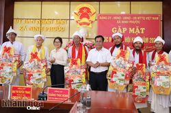 Xã Ninh Phước gặp mặt, chúc mừng nhân dịp Lễ hội Katê năm 2026