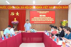 Đoàn kiểm tra số 88 của Ủy ban Kiểm tra Tỉnh ủy làm việc với Ban Thường vụ Đảng ủy xã Đông Khánh Sơn