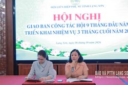 Hội LHPN tỉnh sơ kết 9 tháng, triển khai nhiệm vụ cuối năm 2026