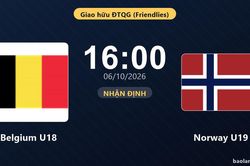 Nhận định Belgium U18 vs Norway U19 - Giao hữu ĐTQG (Friendlies)