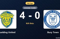 Đè bẹp Bury Town 4-0, Spalding United thị uy sức mạnh tại FA Cup