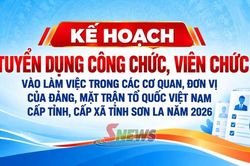 Kế hoạch tuyển dụng công chức, viên chức vào làm việc trong các cơ quan, đơn vị của Đảng, Mặt trận Tổ quốc Việt Nam cấp tỉnh, cấp xã tỉnh Sơn La năm 2026