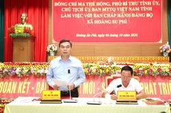 Hoàng Su Phì tập trung thực hiện các chỉ tiêu, nghị quyết gắn với trách nhiệm người đứng đầu