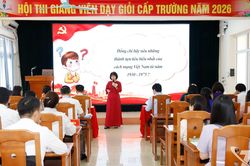Trường Chính trị tỉnh Thái Nguyên tổ chức Hội thi giảng viên dạy giỏi