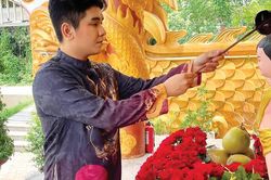 Nghệ sĩ trẻ với tâm nguyện của một Phật tử
