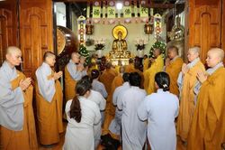 Đắk Lắk: An vị tôn tượng Đức Bổn sư Thích Ca Mâu Ni tại niệm Phật đường Phước Chánh