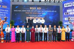 Khoảng 200 gian hàng tại Ngày hội Khoa học, Công nghệ, Đổi mới sáng tạo và Chuyển đổi số Tây Ninh