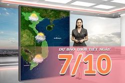 [Video] Dự báo thời tiết ngày 7/10/2026: Trung Bộ mưa rất lớn, Bắc Bộ nắng ráo