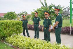 Sư đoàn 5 (Quân khu 7) thi doanh trại chính quy, xanh, sạch, đẹp