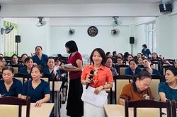 Tập huấn vệ sinh an toàn thực phẩm bán trú trong trường học