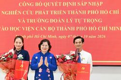 Đồng chí Nguyễn Thị Nhật Hằng làm Giám đốc Học viện Cán bộ TPHCM