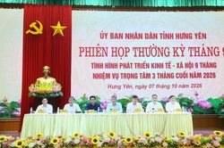 Hưng Yên phấn đấu tăng trưởng năm 2026 đạt từ 11,5% trở lên