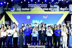 15 gương tiêu biểu được tặng Giải thưởng Thanh niên sống đẹp năm 2026