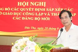 Vụ hiệu trưởng xin không nhận chức: Điều động Trưởng phòng VH-XH làm hiệu trưởng