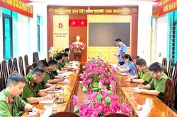 VKSND tỉnh Lai Châu trực tiếp kiểm sát tại Trại tạm giam Công an tỉnh