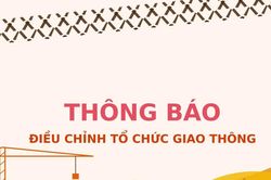 Điều chỉnh giao thông để cải tạo thoát nước tại Sóc Sơn