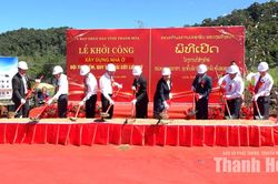 Khởi công xây dựng nhà ở cho Đội Quy tập hài cốt liệt sĩ tại Lào