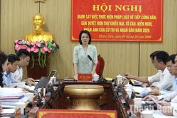 Giám sát việc thực hiện pháp luật về tiếp công dân, giải quyết khiếu nại, tố cáo tại xã Thiệu Tiến