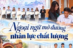 Ngoại ngữ mở đường nhân lực chất lượng