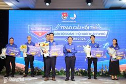 Thí sinh Lê Văn Đạt đoạt giải nhất Hội thi cán bộ Đoàn - Hội cơ sở giỏi năm 2026