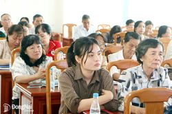 Bồi dưỡng, tập huấn nghiệp vụ cho cán bộ Mặt trận cơ sở