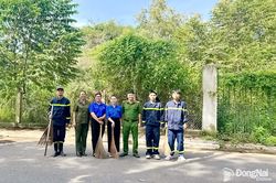Đội chữa cháy và CNCH khu vực 3 tích cực hưởng ứng các hoạt động dân vận