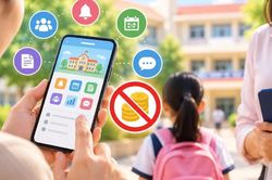 Từ 15-11, phụ huynh không bắt buộc dùng ứng dụng, sổ liên lạc điện tử có thu phí