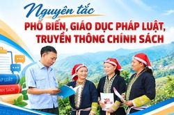 Nguyên tắc phổ biến, giáo dục pháp luật, truyền thông chính sách